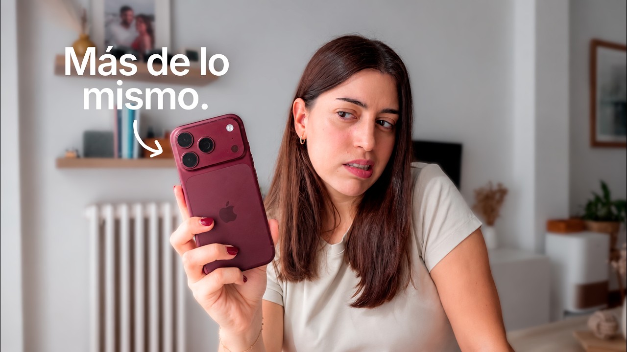 YouTube post by @yusproject for Paperlike. Caption reads: My first week with the iPhone 18 Pro and I don't....