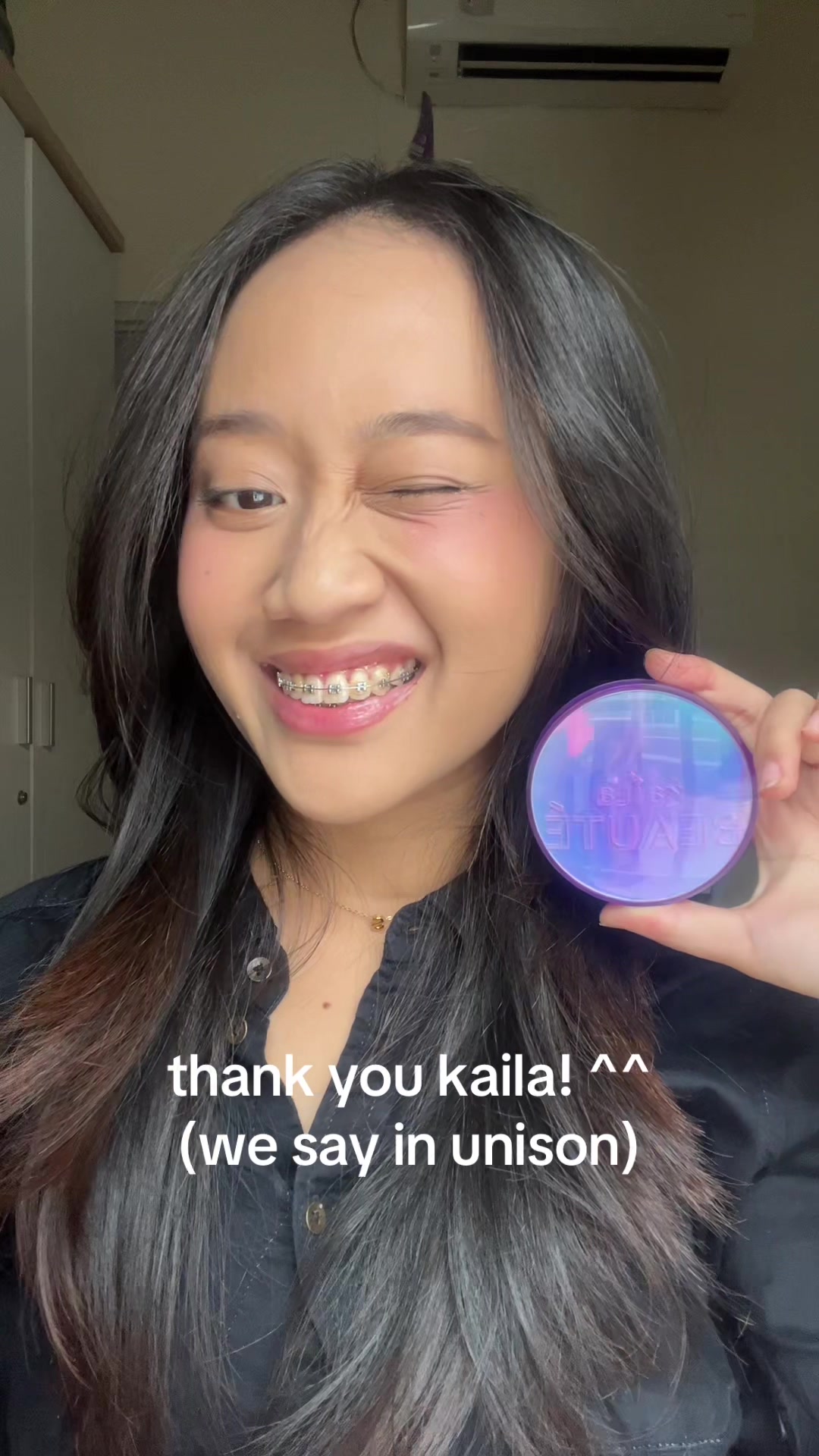 TikTok post by @giantb4by for KAILAID. Caption reads: akhirnya yang ditunggu-tunggu, it’s @KAILAID ‘s....