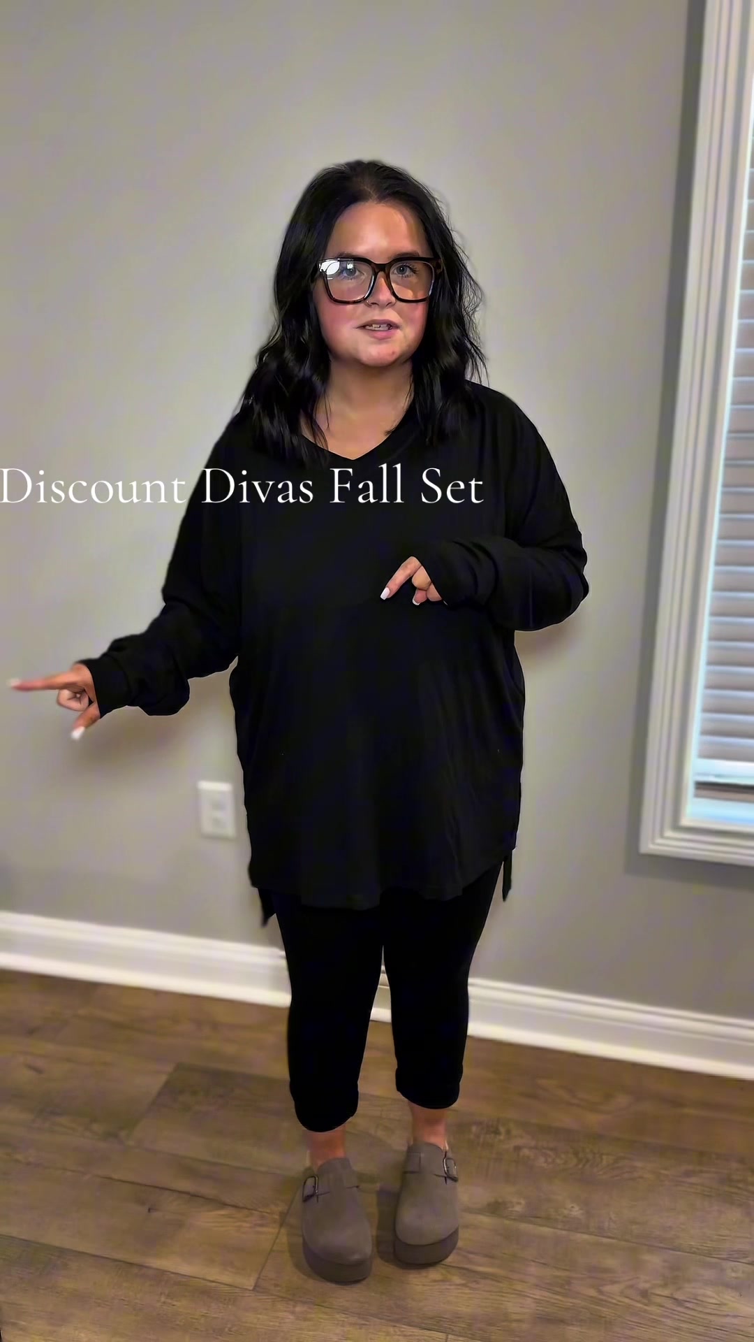 TikTok post by @nataliecalico for Discount Divas. Caption reads: @Discount Divas Boutique has a new fall settttt.....