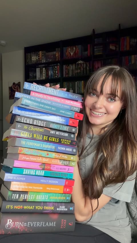 Instagram post by @bitofeverythingbooks for St. Martin's Press. Caption reads: Bookmail!! Thank you go publishers and authors for....