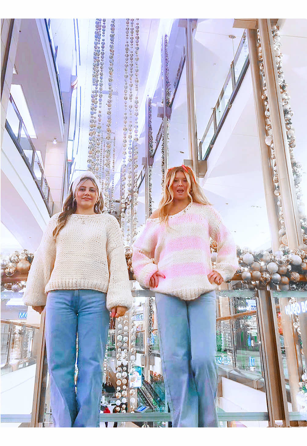 TikTok post by @isabella.bellefeuille for Beginning Boutique. Caption reads: [...] @bri matching in our @Beginning Boutique....