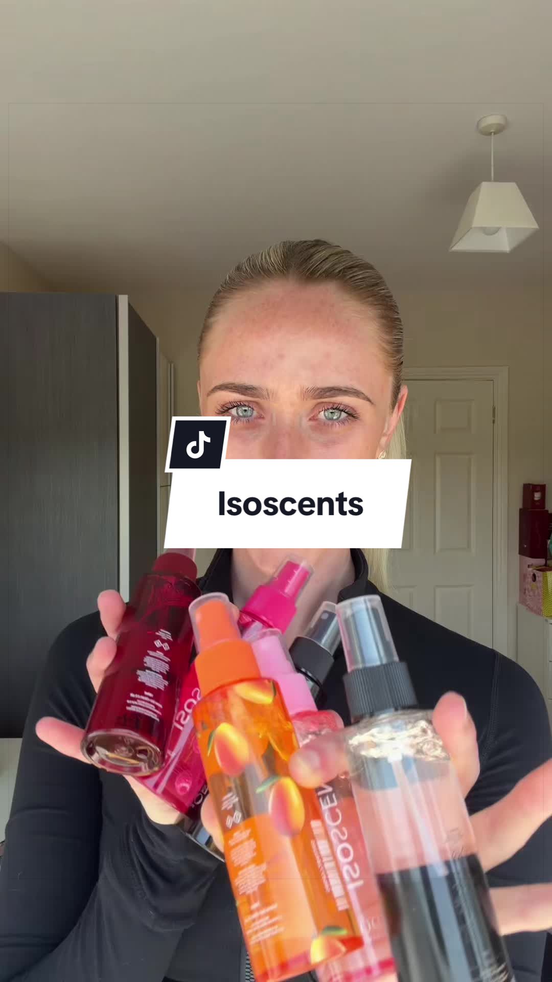 TikTok post by @noterinwakleyxo for ISOCLEAN Ireland. Caption reads: So affordable and Smell Devine ✨ #isoscent....