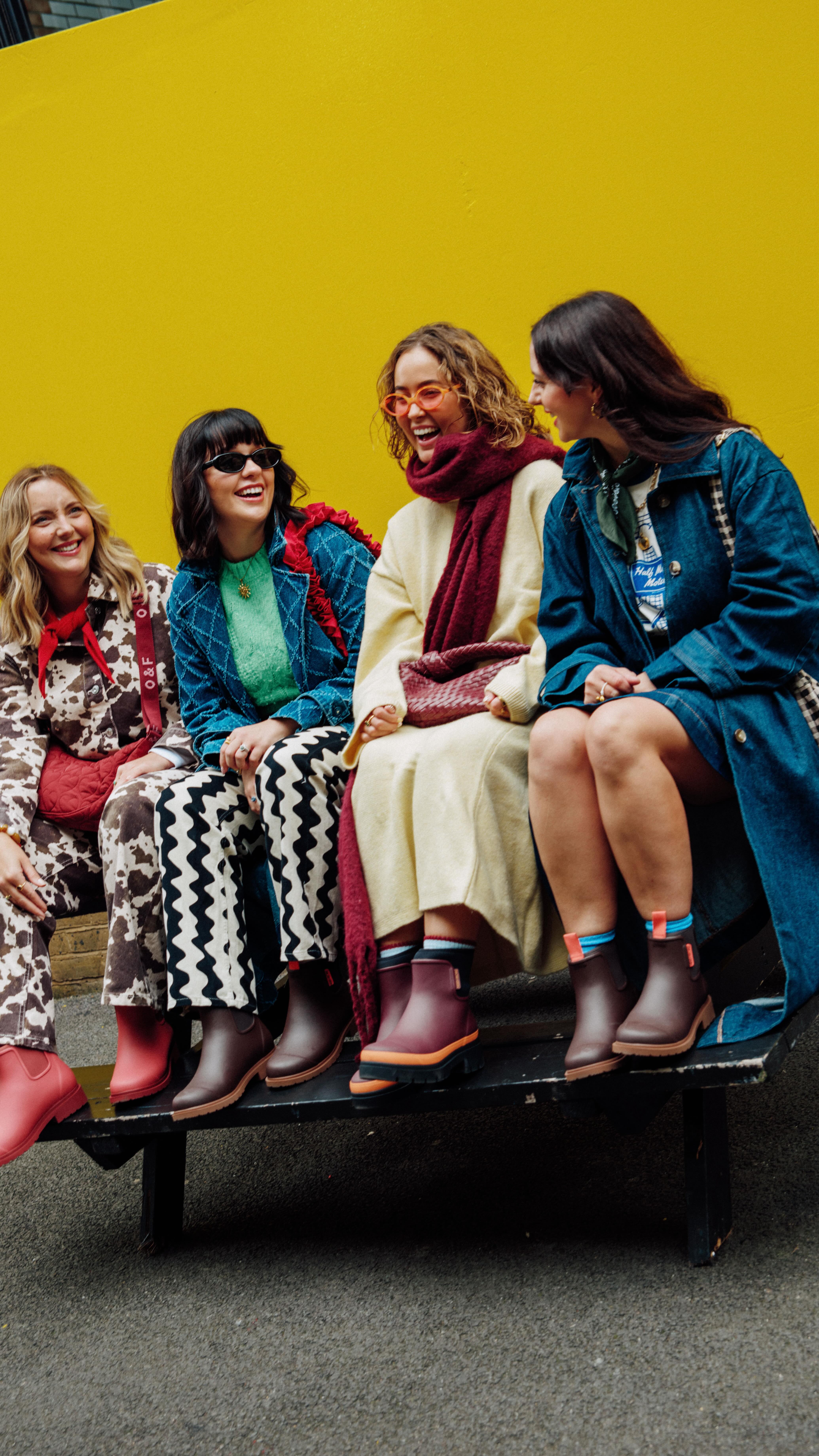 Instagram post by @mollycampbell_ for Merry People. Caption reads: POV: The girl group doesn’t copy — they match.....