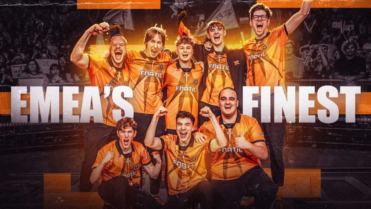 YouTube post by @fnaticvalorant for Blacklyte. Caption reads: The Unstoppable Comeback Kings - Champs Vlog Pt.1.