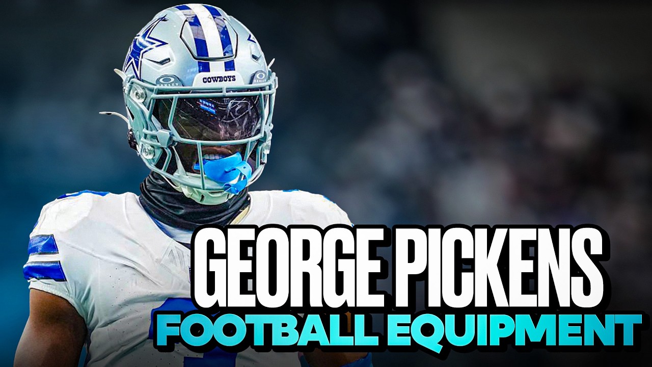 YouTube post by @Footballrs for SHOC. Caption reads: What Does George Pickens Wear on the Field??.