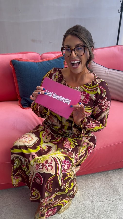 Instagram post by @roisinquinn for Good Housekeeping. Caption reads: ✨BTS with @goodhousekeepinguk & @dfs ✨

#bts....