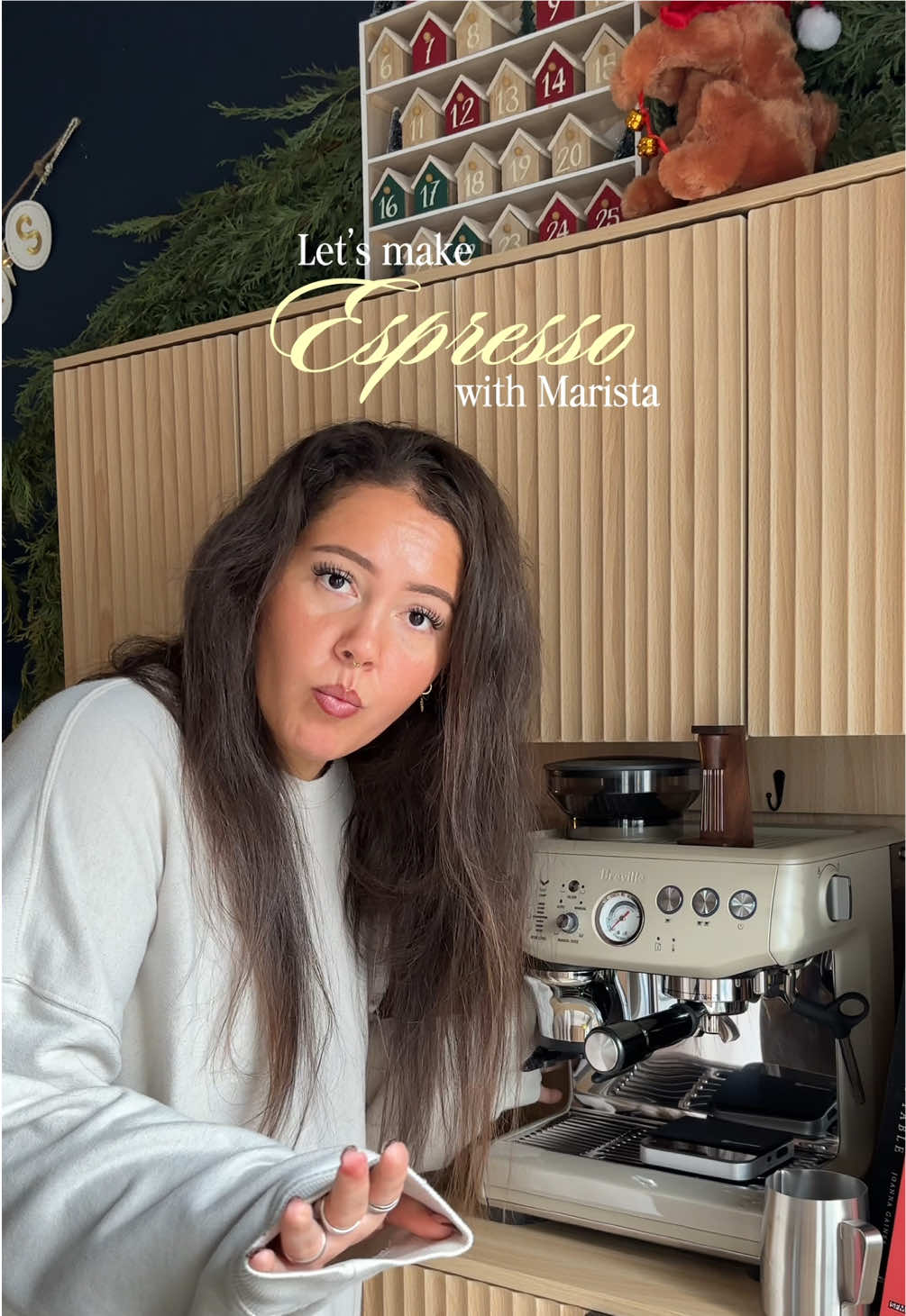 TikTok post by @marissamae96 for Breville. Caption reads: What a journey 😵‍💫😂....