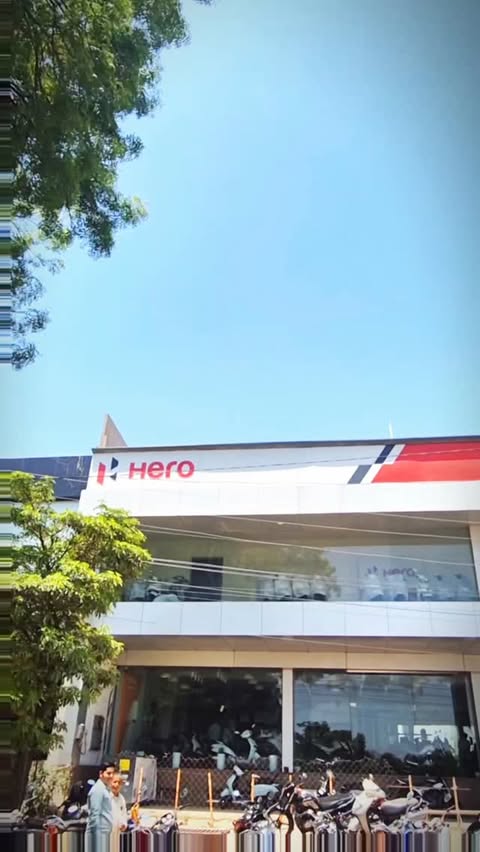 Instagram post by @prakash_keer_93 for Hero MotoCorp. Caption reads: New add ✌🏻💯✨️ #new bike #viral #like #comment....