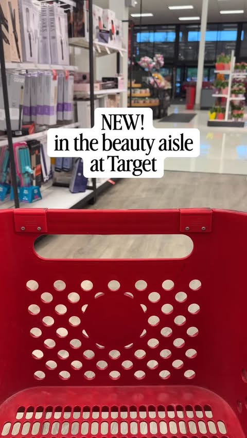 Instagram post by @lovetotarget for FHI Heat. Caption reads: [...] 🩷 #ad The MegaCurl curling iron from....