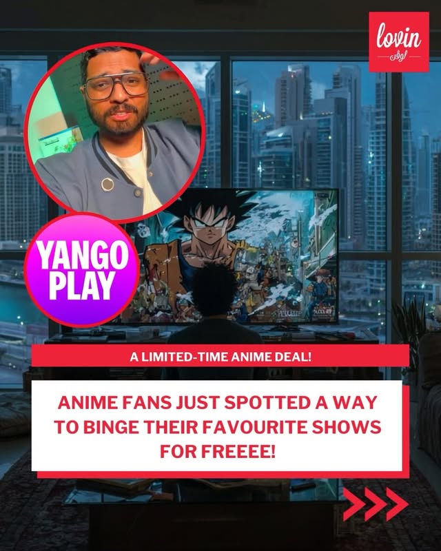 Instagram post by @lovin_kuwait for Lovin Dubai. Caption reads: Anime fans, ASSEMBLEEE! 👀 It’s officially Anime....