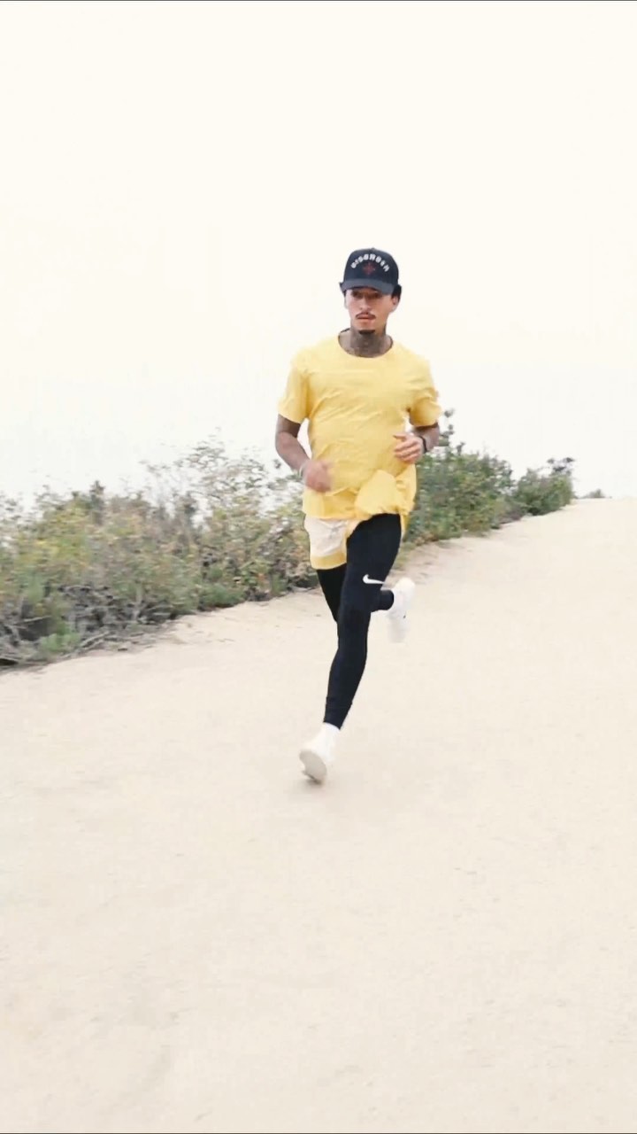 Instagram post by @nyjah for Fitbit. Caption reads: My @fitbit Daily Readiness score, only available....