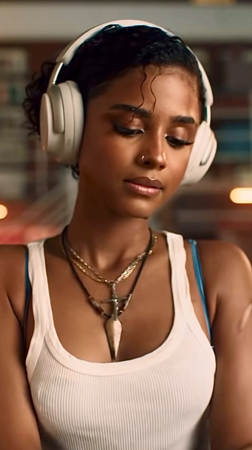 Instagram post by @tygershq for Showmax. Caption reads: Tyla in @showmaxonline new ad, watch the full....