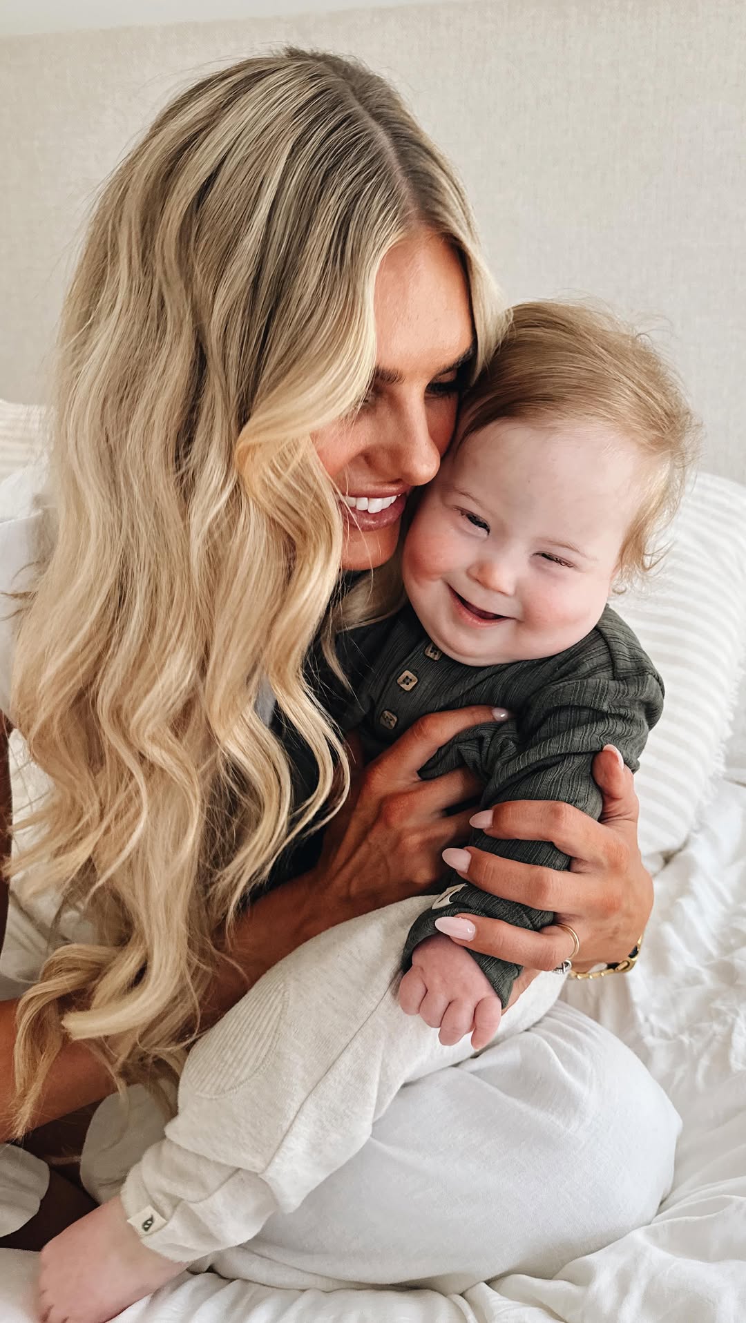 Instagram post by @kirstinczernek for GoodRx. Caption reads: #ad When we got home with Luca after three months....