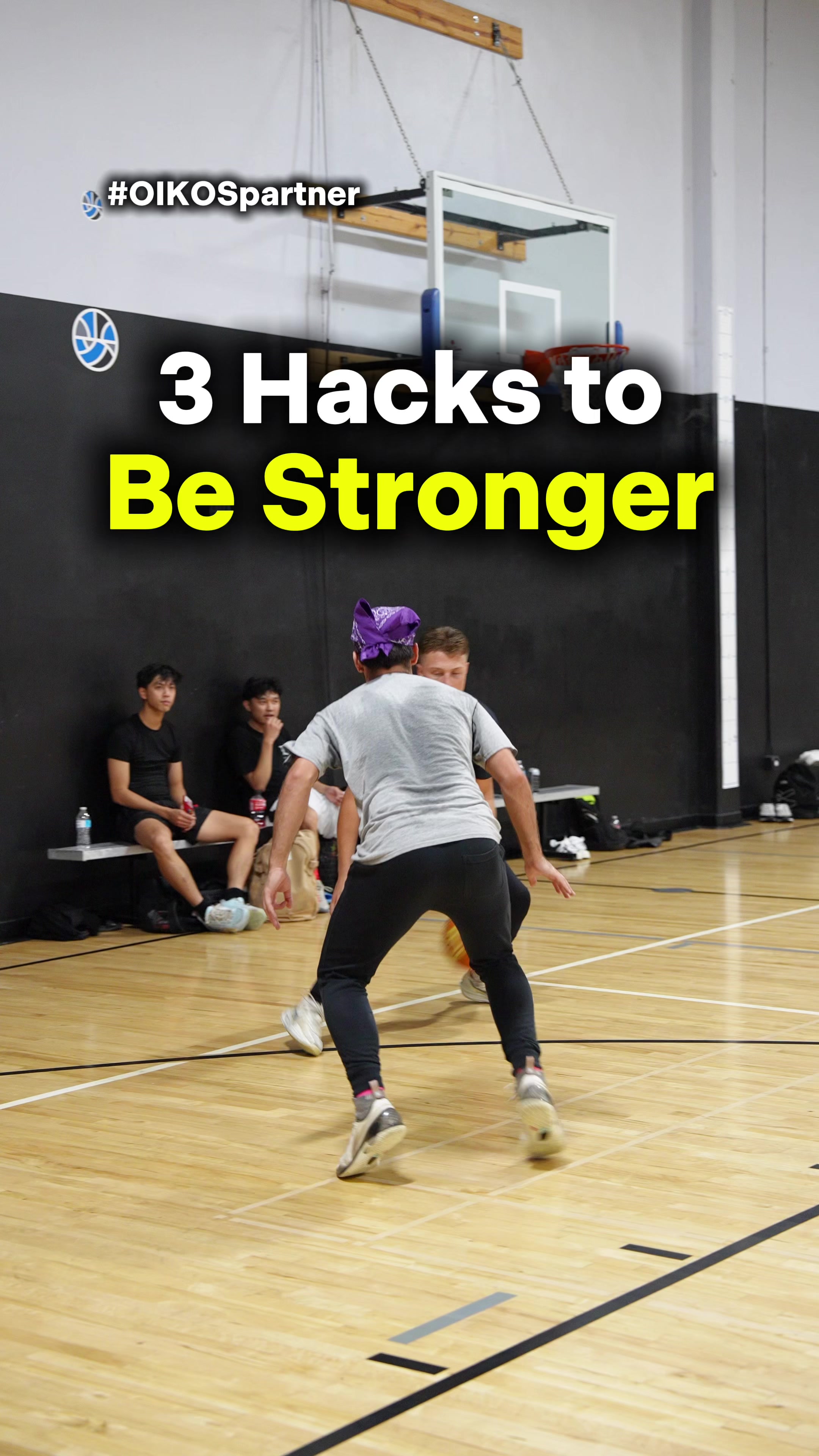 TikTok post by @ianwhietala for Oikos Venezuela. Caption reads: #oikospartner Use these 3 hacks to be a stronger....