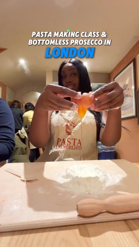 Instagram post by @ventureout__ for Pasta Evangelists. Caption reads: [...] with Bottomless Prosecco 🍝🥂 📍 Pasta....