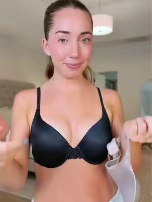 TikTok post by @anniedanner for Maidenform. Caption reads: Light, natural push up😍 @MaidenformOfficial....