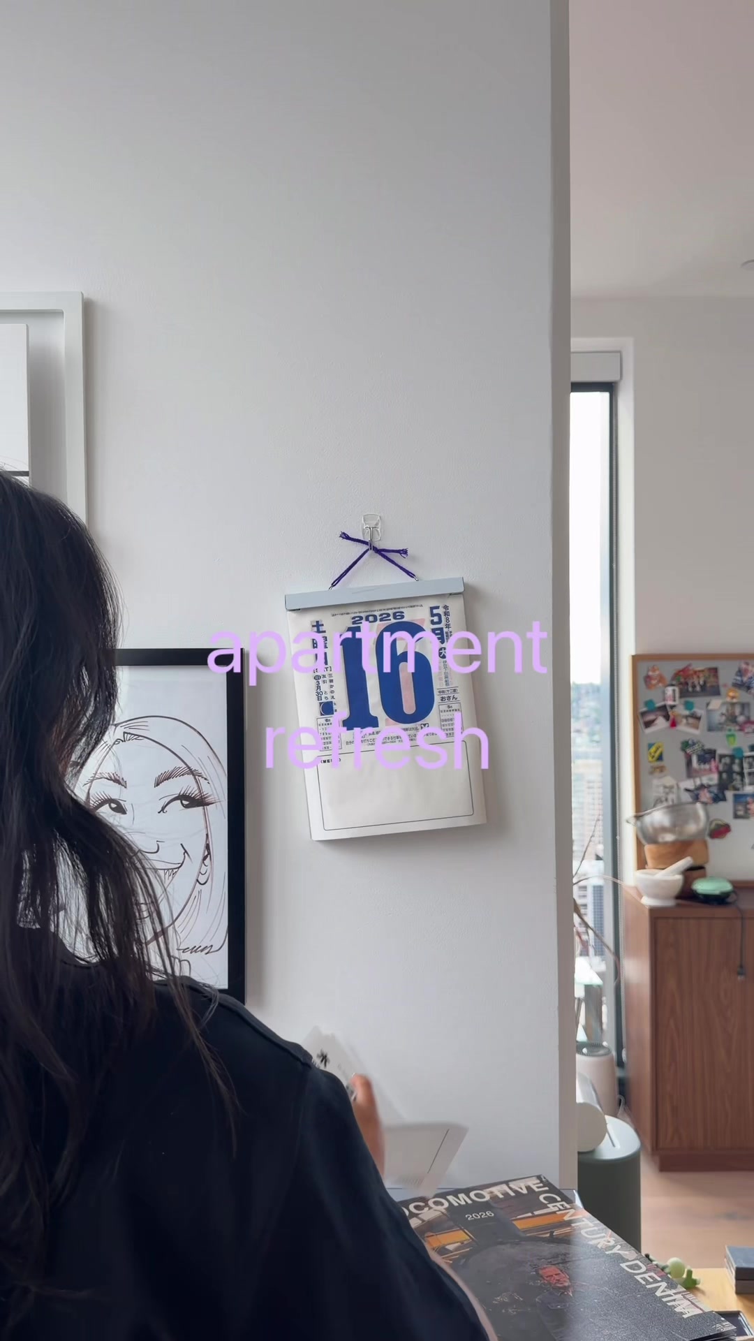 TikTok post by @gabbbyle for drift. Caption reads: A much needed apartment refresh with @Driftgoods....