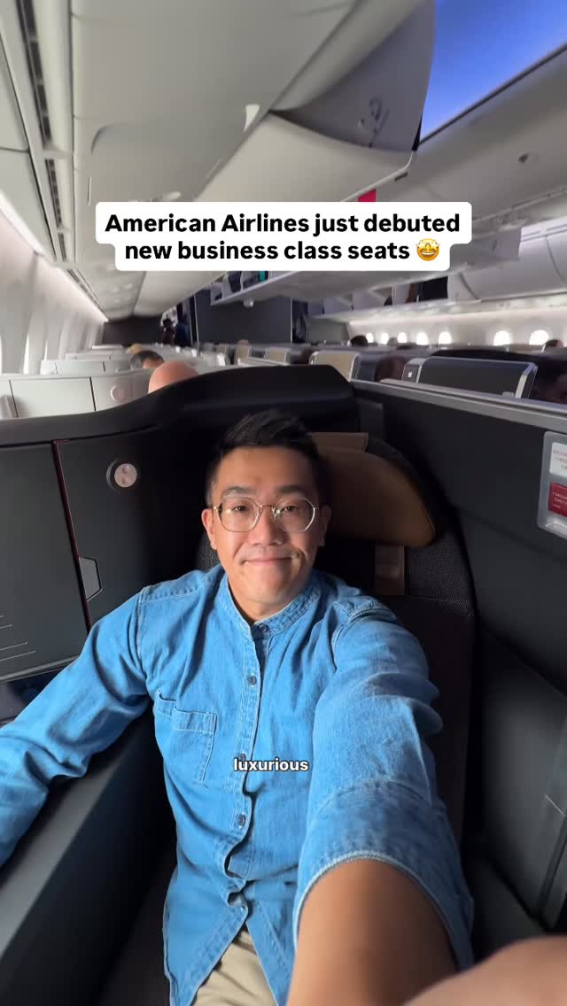 Instagram post by @thechrisflyer for Travel + Leisure. Caption reads: More space at no extra cost? Yeah, we’ll take it.....