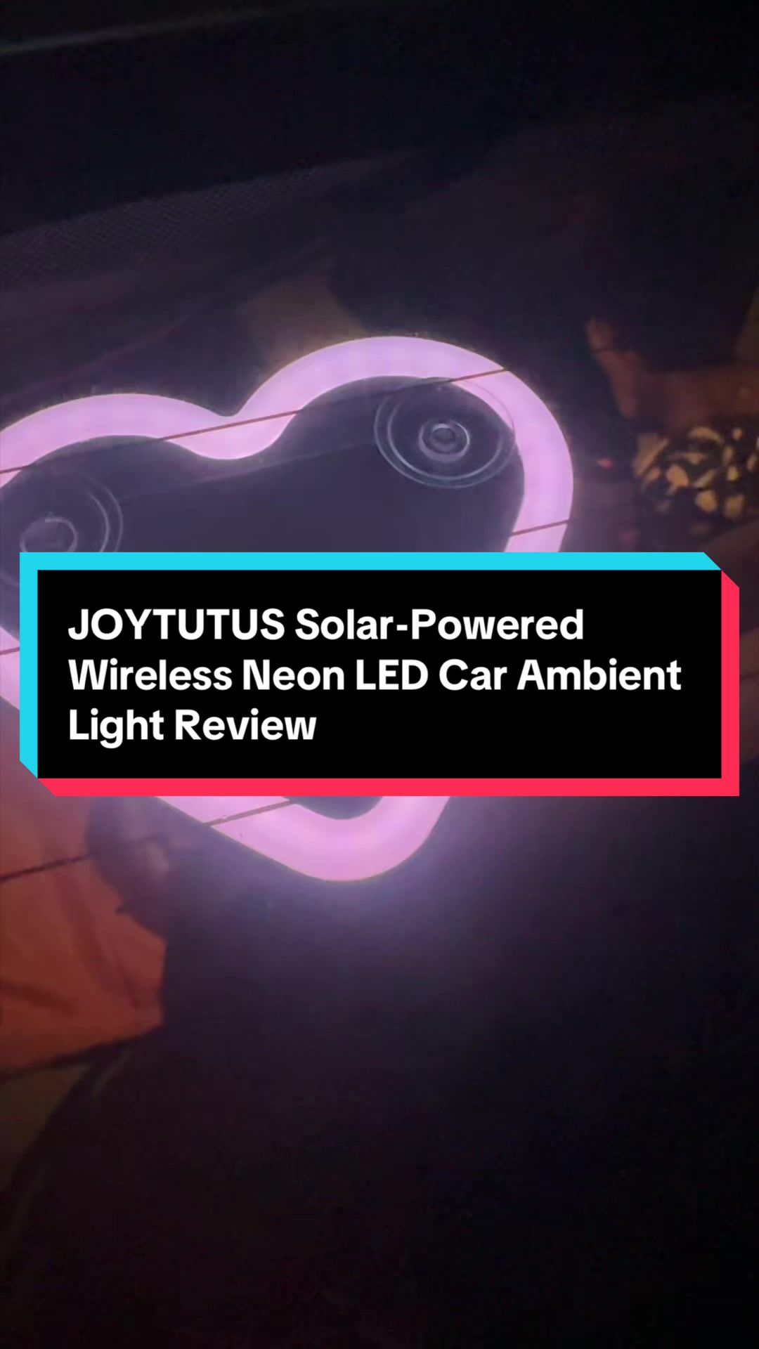 TikTok post by @keepinup.withdiane for JoyTutus. Caption reads: Trying out the JOYTUTUS Solar-Powered Wireless....