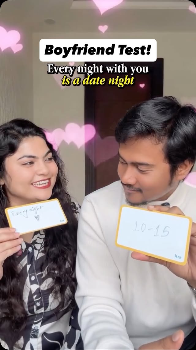 Instagram post by @thakurvaibhavi.official for MyMuse. Caption reads: [...] #compatibility #fyp #vaibhavithakur #mymuse....