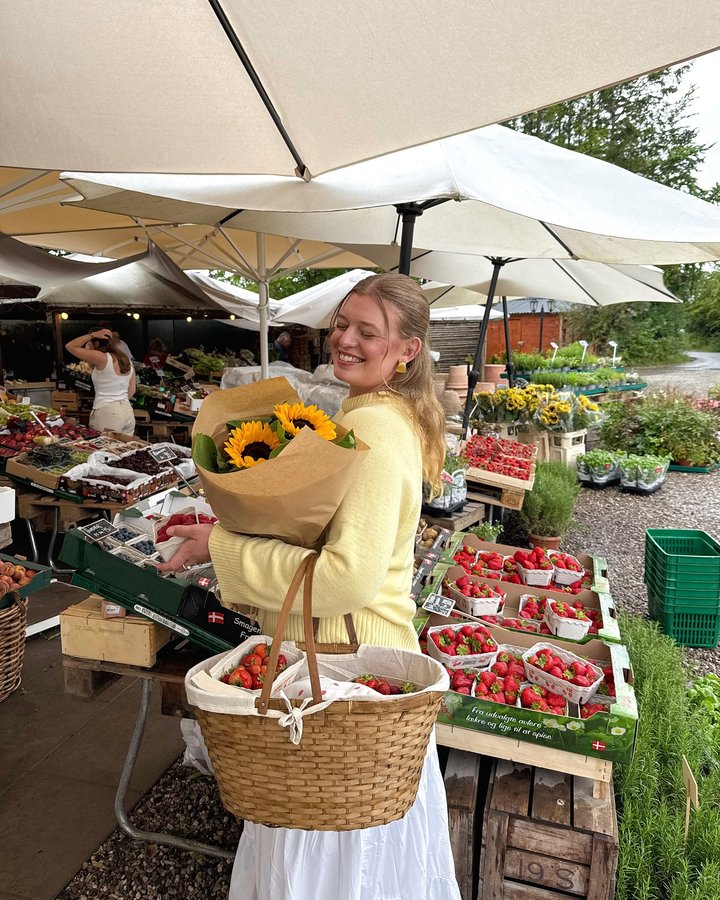 Instagram post by @mariadjonsson for Monki. Caption reads: another round of outfits i’ll be wearing on repeat....