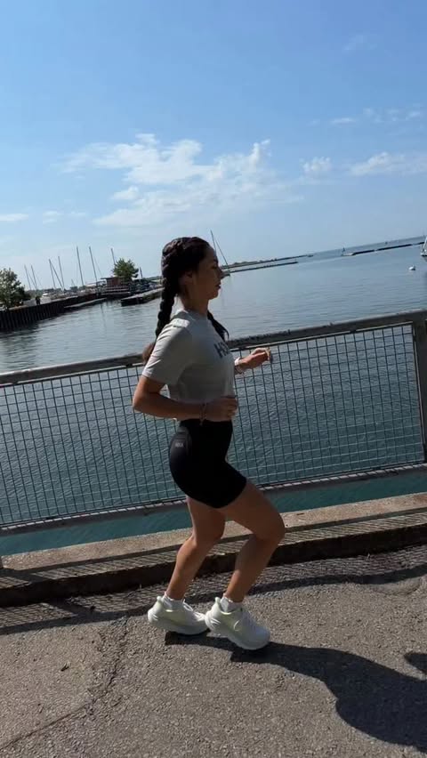 Instagram post by @chelseatrevor for HOKA. Caption reads: #HOKAPartner Half Marathon training involves so....