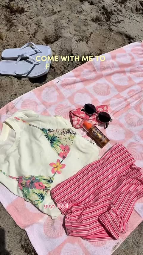 Instagram post by @ana.stowell for Five Below. Caption reads: Summer ready thanks to @fivebelow 👙🫧⭐️🪩 #ad....