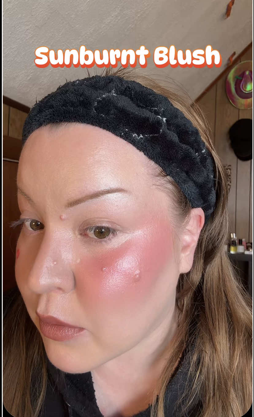 TikTok post by @kasebeatsface for Marylia Scott Cosmetics. Caption reads: @Marylia Scott Cosmetics sent me their Glush in....