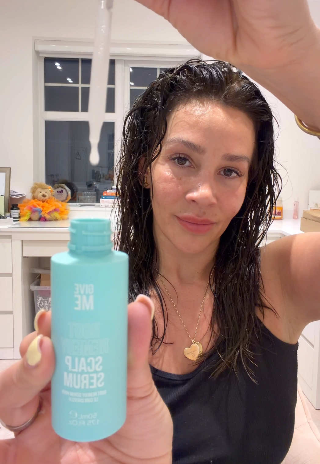 TikTok post by @safiyyavorajee for Give Me Cosmetics. Caption reads: [...] was enough 😂 using @Give Me Cosmetics I’ve....