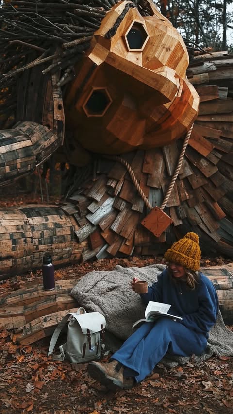 Instagram post by @rosemaryfairy for ZONLIHOME. Caption reads: [...] you thanks to this wearable blanket by....