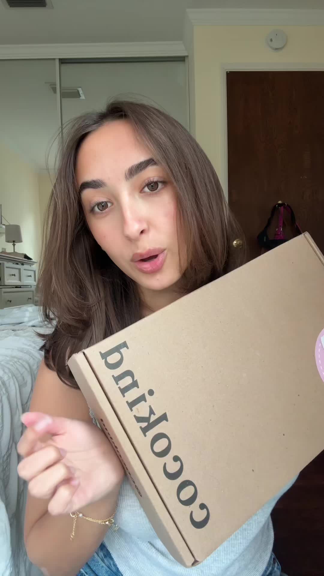 TikTok post by @noelle_asmr for Cocokind. Caption reads: @cocokind my lips are prepareddd for the winter!!!....