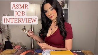 YouTube post by @amalzd for Ana Luísa Bolos e Doces. Caption reads: ASMR Job Interview RP (Soft Spoken + Writing....
