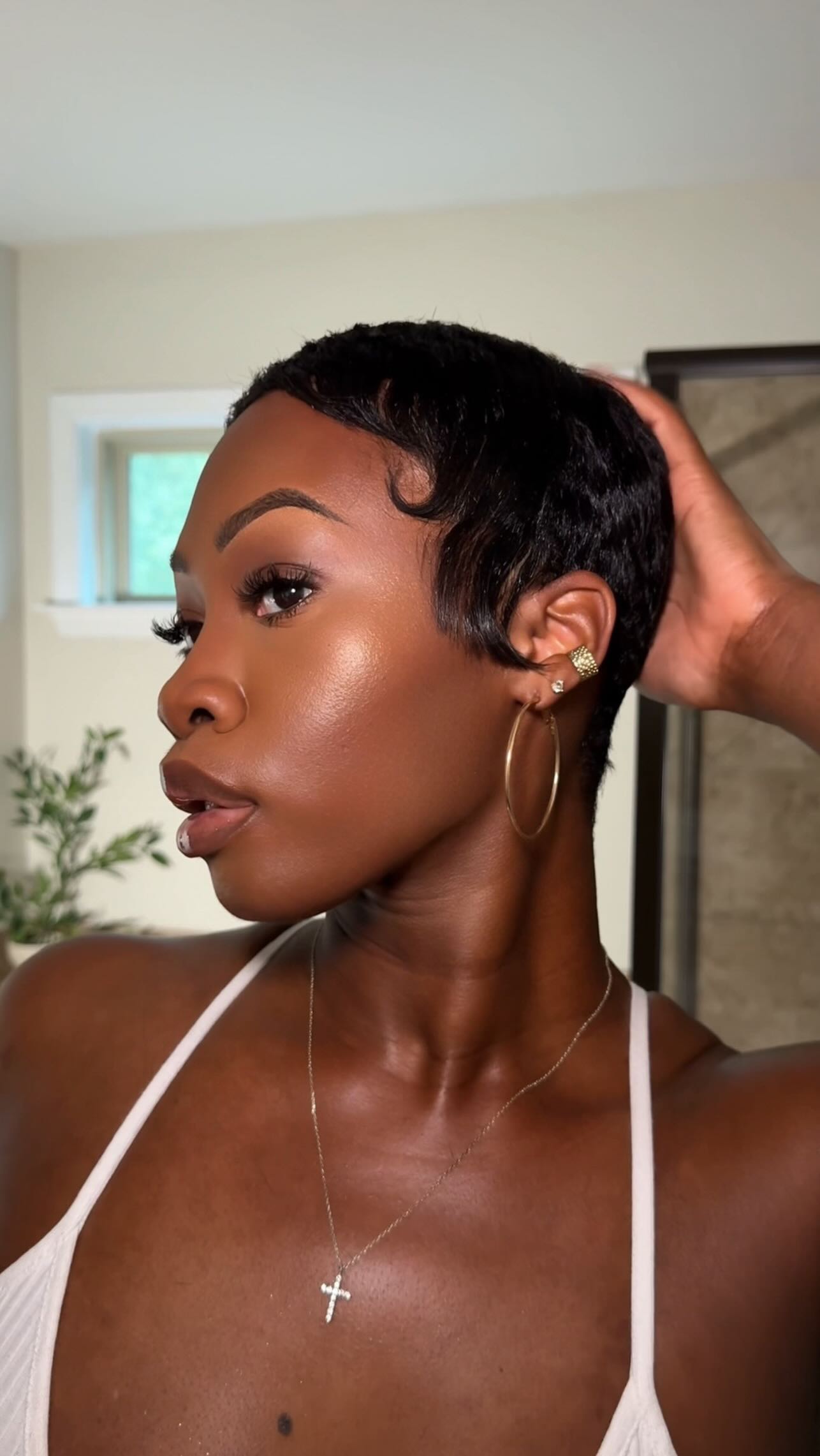 Instagram post by @maya_galore for Keys Soulcare. Caption reads: The perfect skin tint for everyday wear 🤎 Comment....