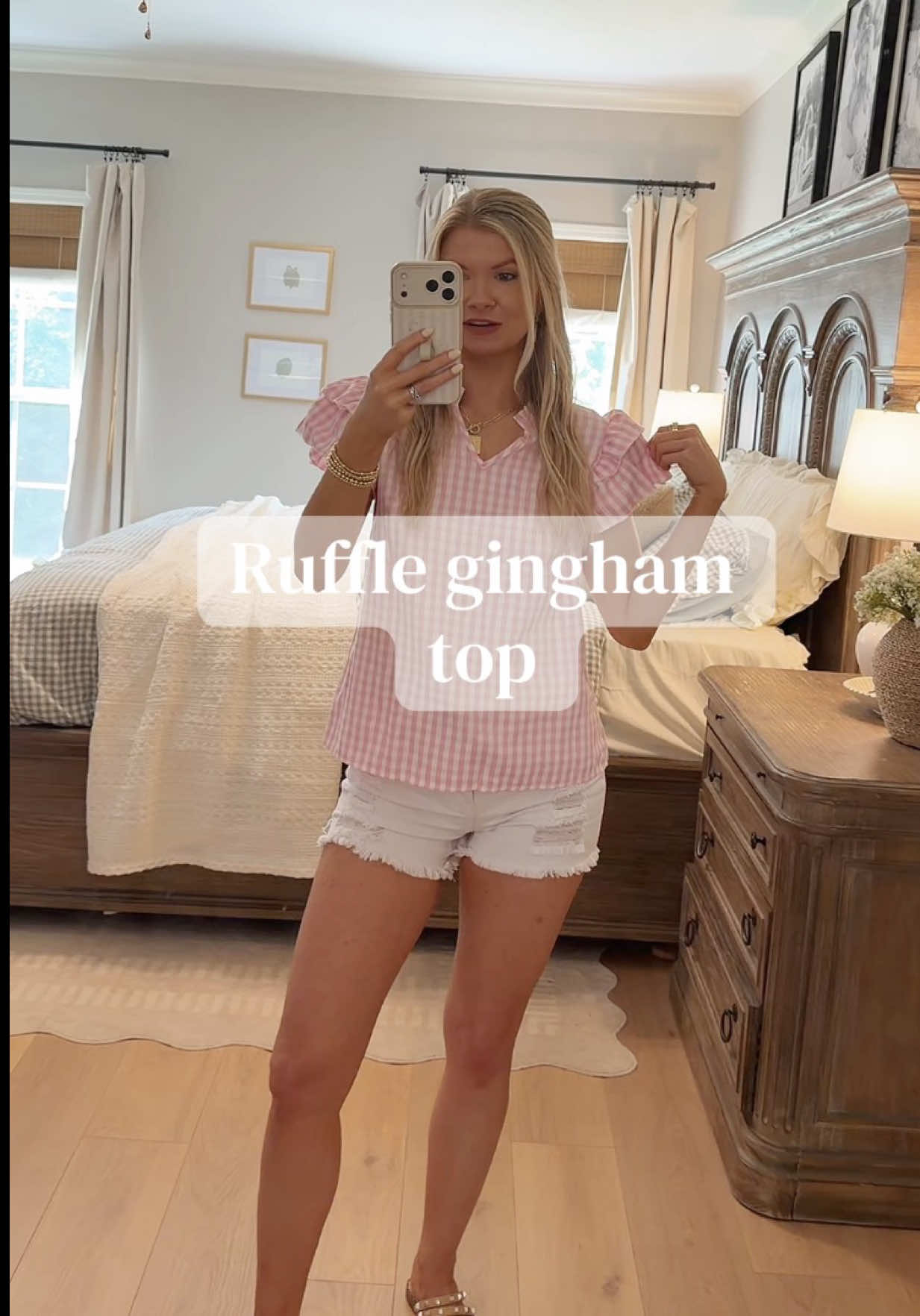 TikTok post by @alyssa_pate for Shewin. Caption reads: [...] #girly #momoutfits #grandmillenial @Shewin.