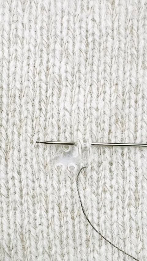 Instagram post by @alexandrabrinck for KnitPro. Caption reads: 'Tis the season to be jolly - why not turn a moth....