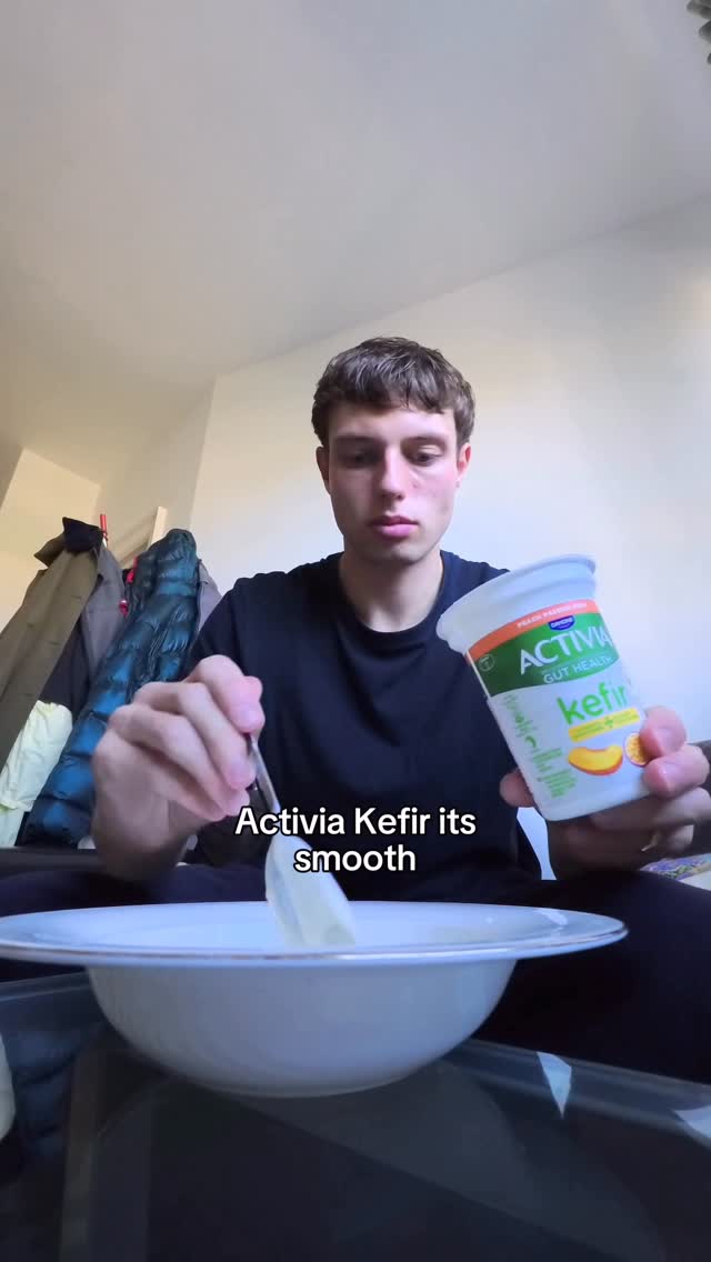 Instagram post by @jacobwardd for Activia. Caption reads: #Ad Activia Kefir is now cemented into my daily....