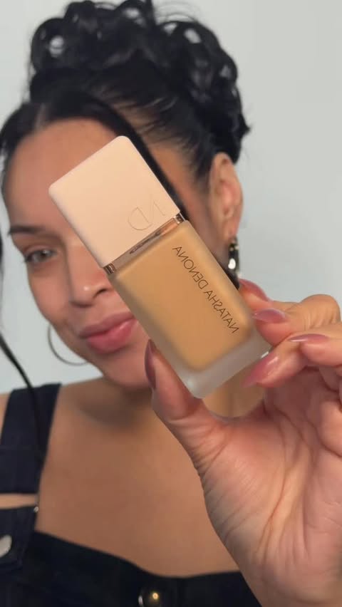 Instagram post by @glamzilla for Natasha Denona Beauty. Caption reads: [...] most iconic formulas again from....