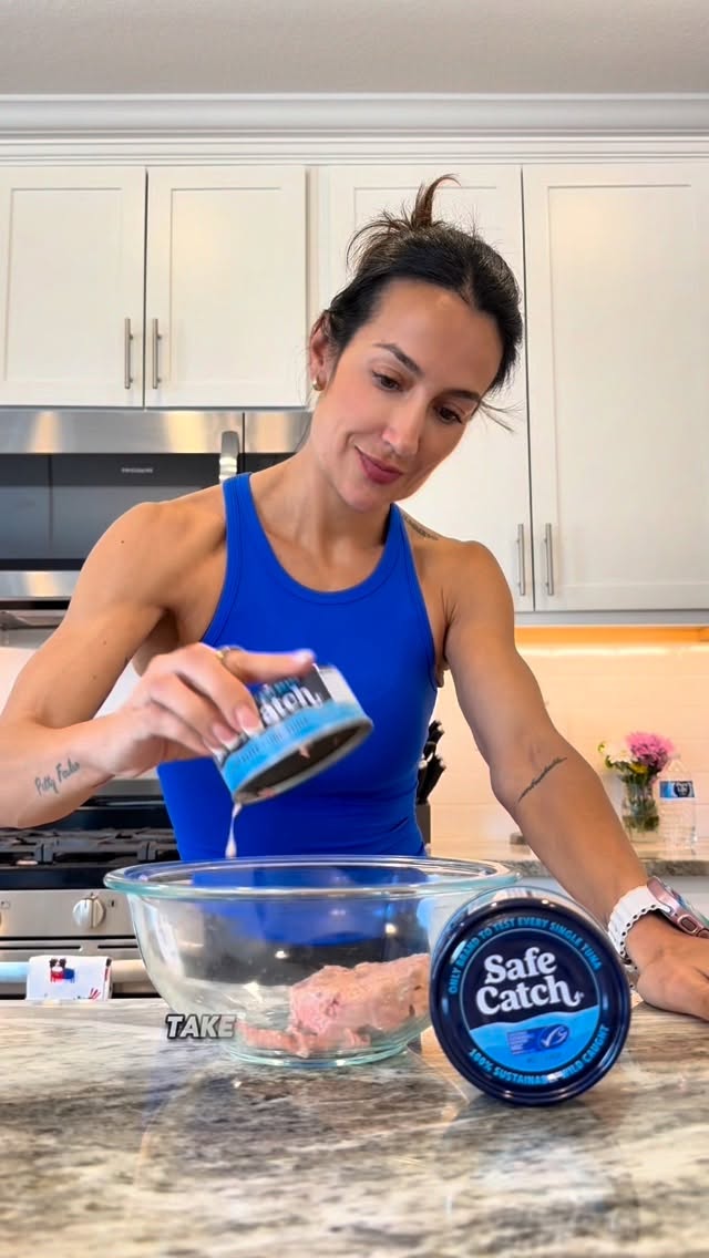 Instagram post by @patty_streff_fitness for Safe Catch. Caption reads: [...] are my new obsession! Made with....