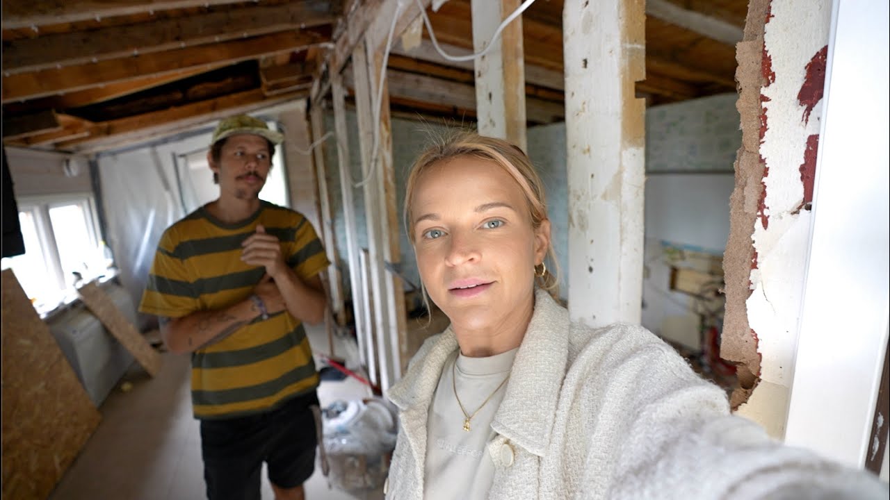 YouTube post by @AmaliaBraunsthal for Björn Borg. Caption reads: BYGGER HUS - det här trodde vi inte (EP.1).