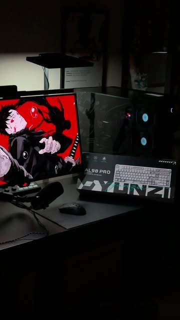 Instagram post by @npct3ch for Yunzii. Caption reads: AL98 PRO from Yunzii. A Dual 8K, Aluminum,....