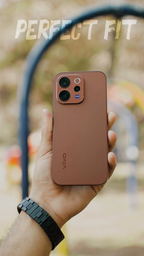 Instagram post by an influencer for vivo India. Caption reads: [...] #vivoV70Series #vivoindia #phone.