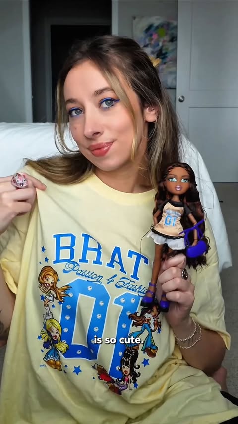 Instagram post by @isabelle_staub for Bratz. Caption reads: [...] process so getting to match with the new....