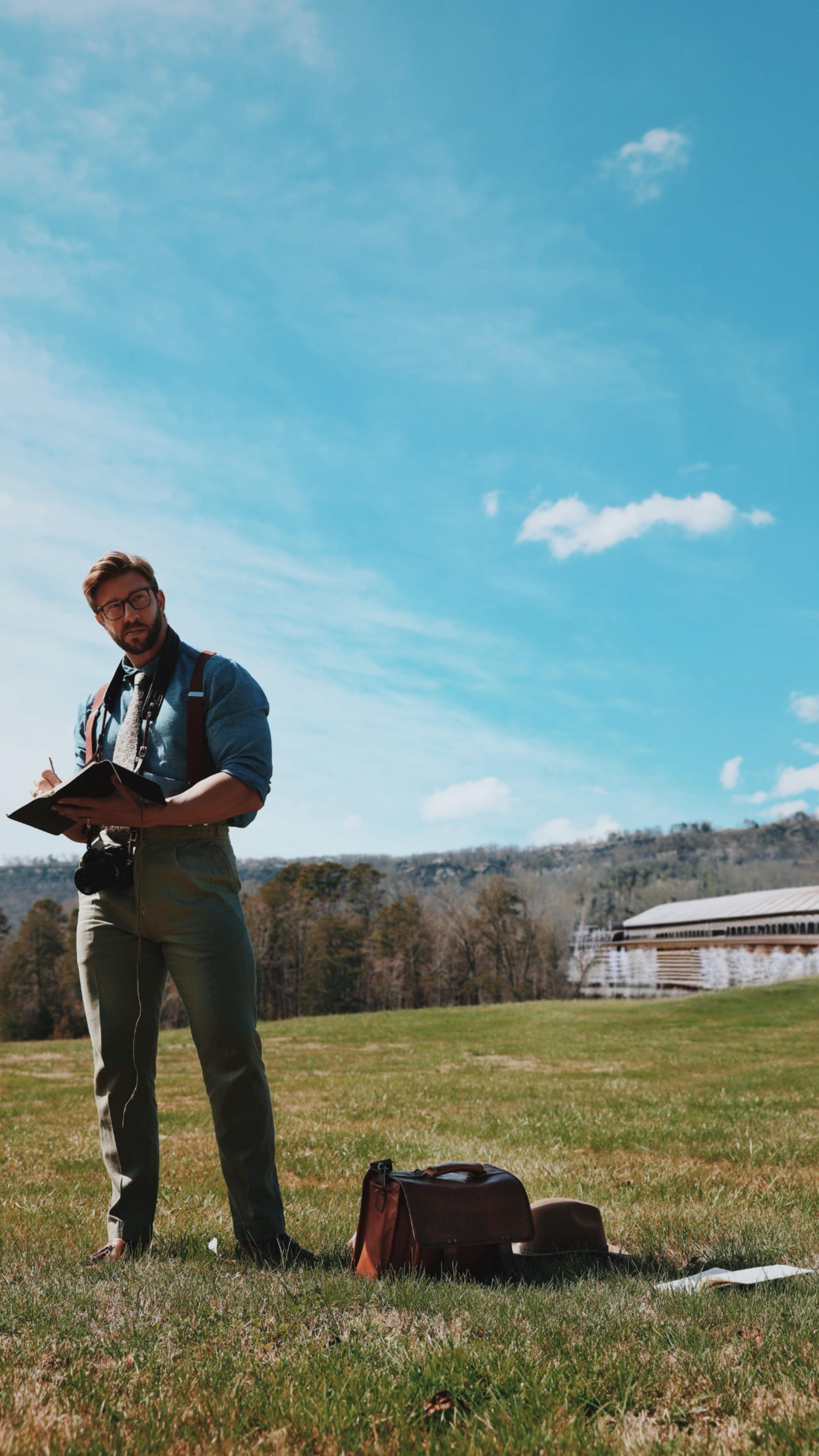 Instagram post by @stayfoxx for Brooks Brothers. Caption reads: GRWM: Vintage soul meets modern tailoring....