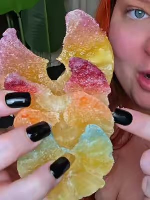 TikTok post by @_victoria_lynn_1 for Final Boss Sour. Caption reads: [...] #driedfruit #sourcandy #pacman....