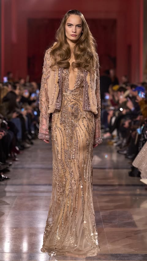 Instagram post by @ninamarker for ELIE SAAB. Caption reads: ELIE SAAB Haute Couture Spring Summer [...].