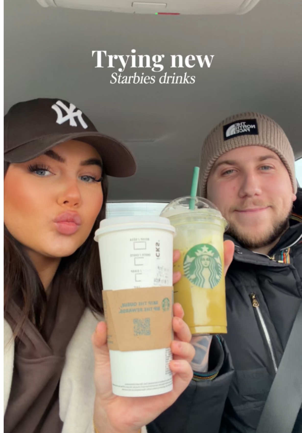 TikTok post by @niamxo for Theinkeylist. Caption reads: Car drives are always fun when they’re with the....