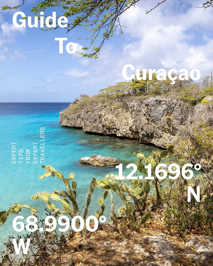 Instagram post by @curacaotb for Lonely Planet. Caption reads: [...] in the southern Caribbean,” says Lonely....