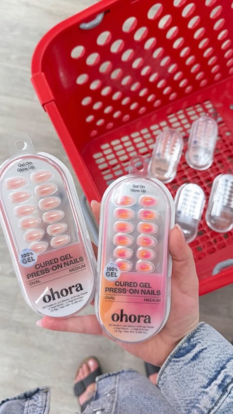 Instagram post by @targettherapy for ohora. Caption reads: [...] nails lately and had to share these from....