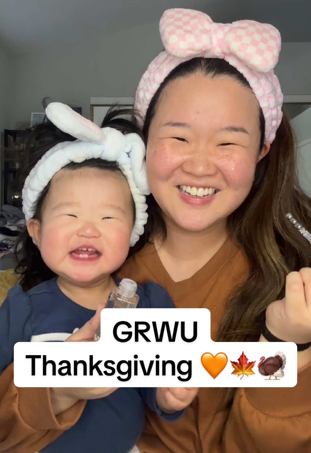 TikTok post by @amyyshin for Kaja Beauty. Caption reads: [...] goodness & faithfulness today! Also @Kaja....