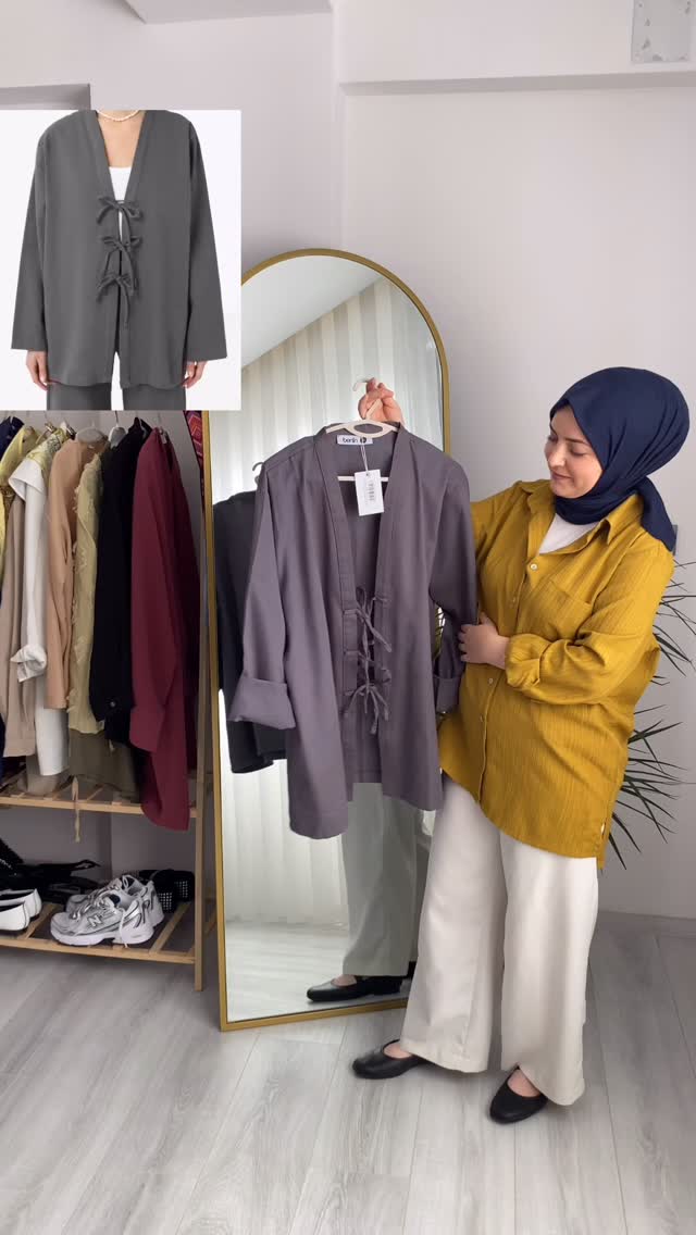 Instagram post by @nesee_blog_ for Modanisa. Caption reads: Kimono @modanisa ✨
.
.
#reklam #işbirliği #hediye....